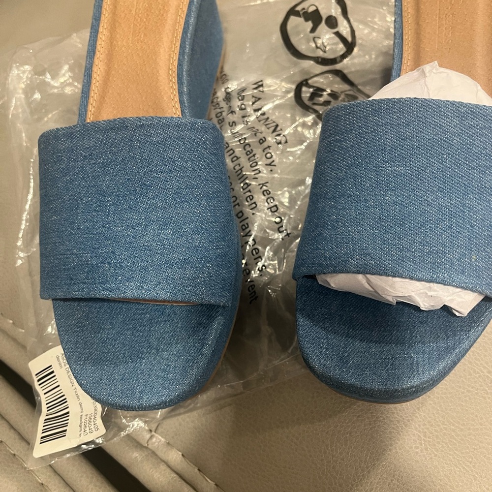 ASOS Blue Mules Casual Denim Design